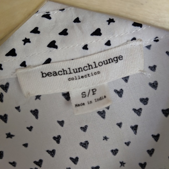 Beachlunchlounge Alana printed button front blouse - Picture 4 of 5